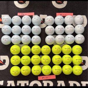 New(12) & Mint (33) 45 TaylorMade Project A Golf Balls (not in production)